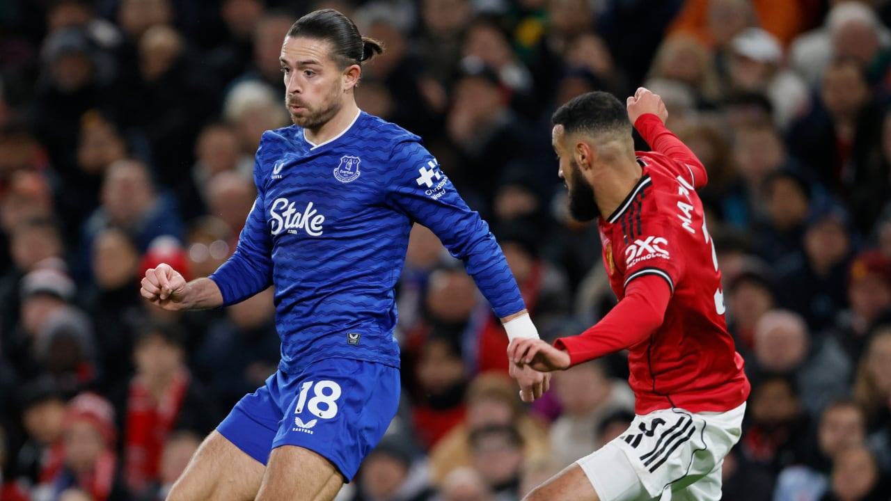 Imagen del juego entre Everton y Manchester United por Premier League.