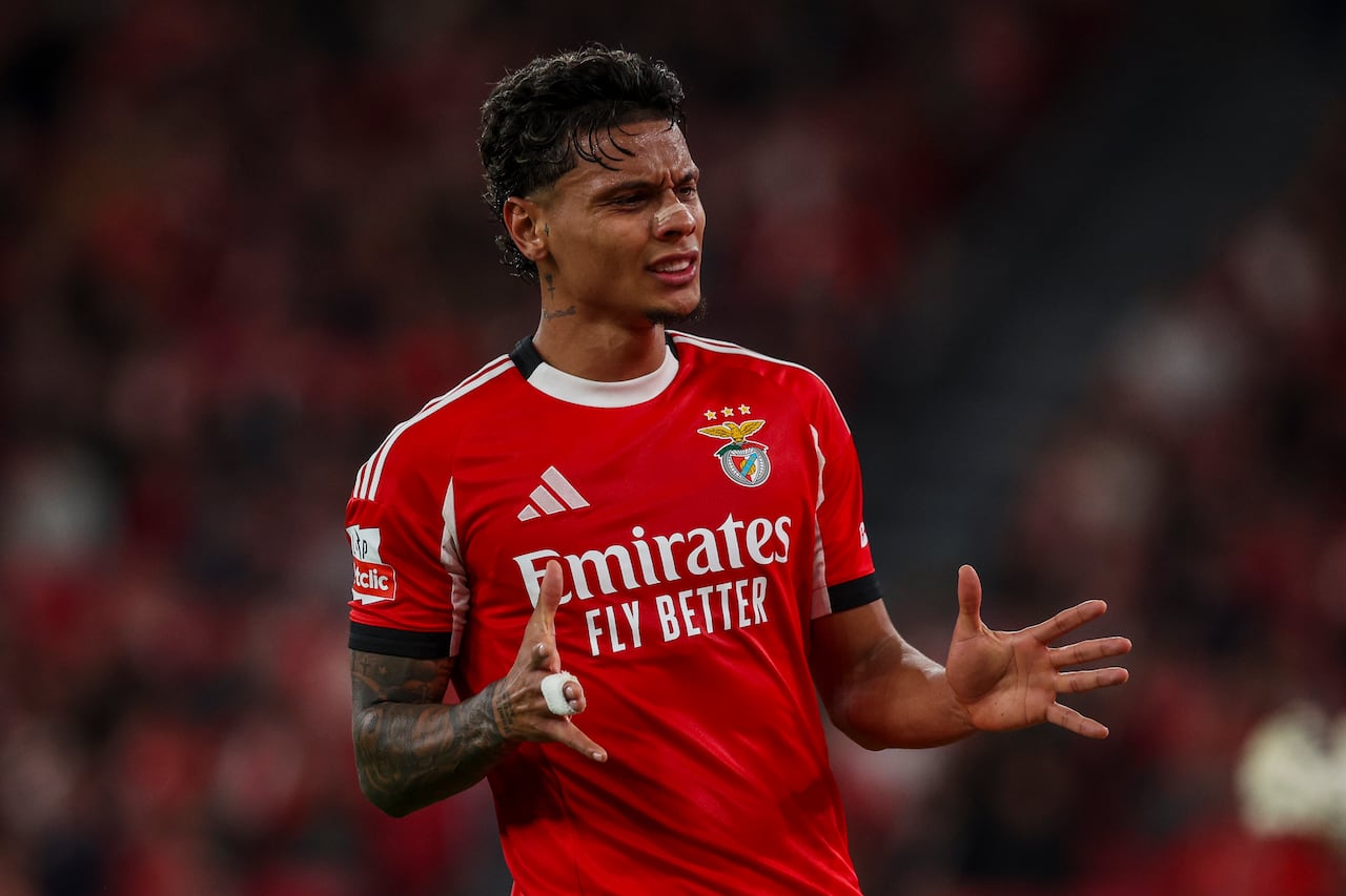 Richard Ríos durante un partido con el Casa Pia.