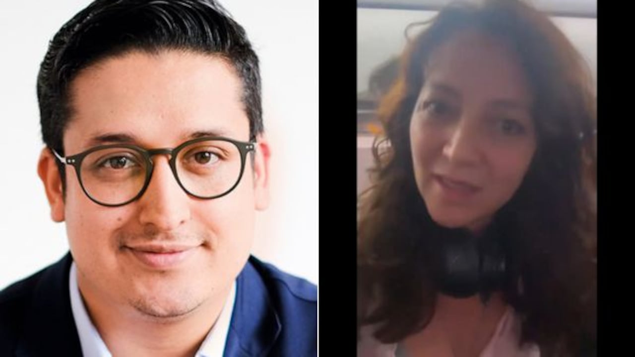 Andrés Hernández y Cony Camelo.