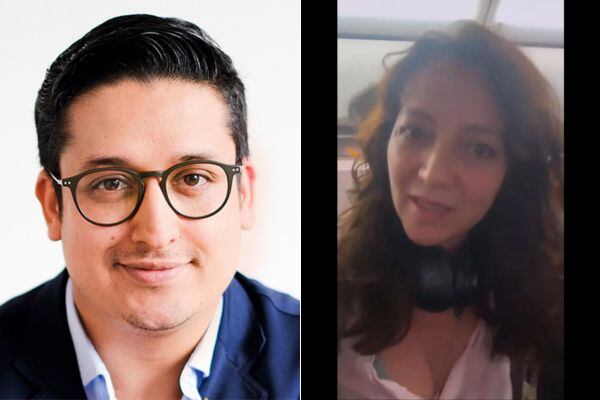 Andrés Hernández y Cony Camelo.