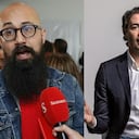 Carlos Carrillo, director de la Ungrd y Daniel Quintero