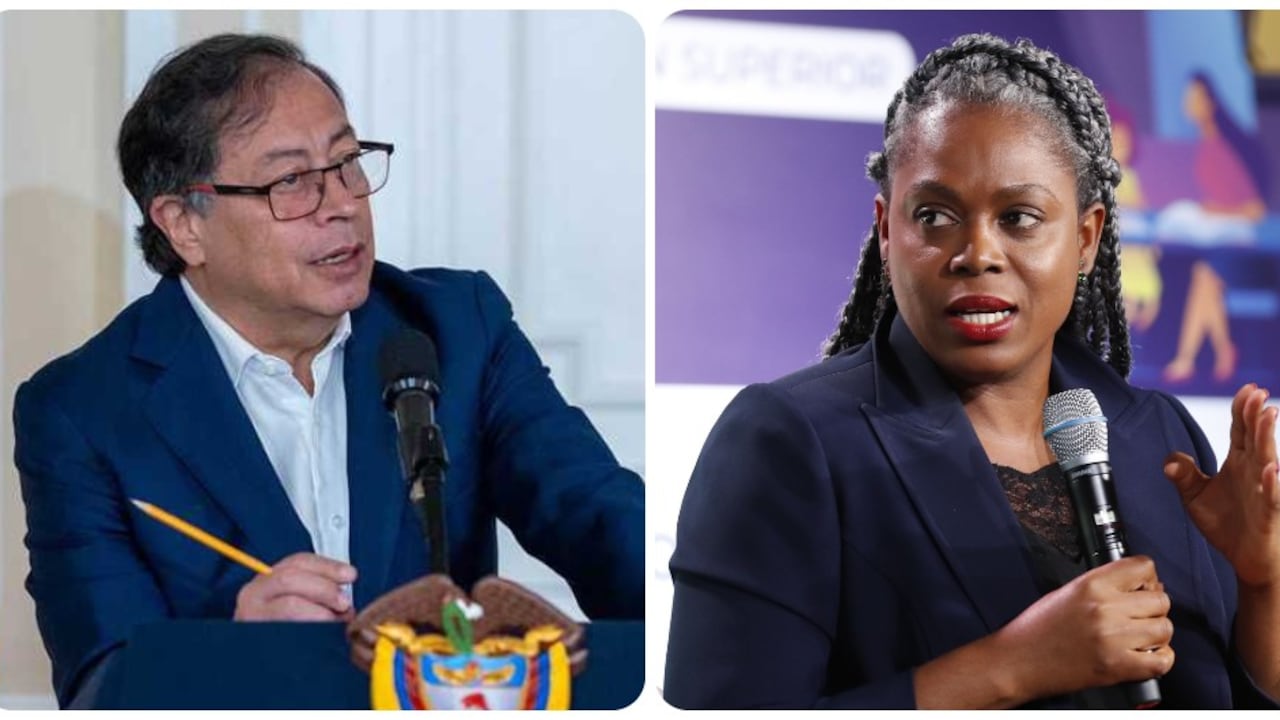 Gustavo Petro y Aurora Vergara.