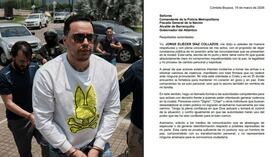 Alias Castor y la carta que le envió a las autoridades en Barranquilla.