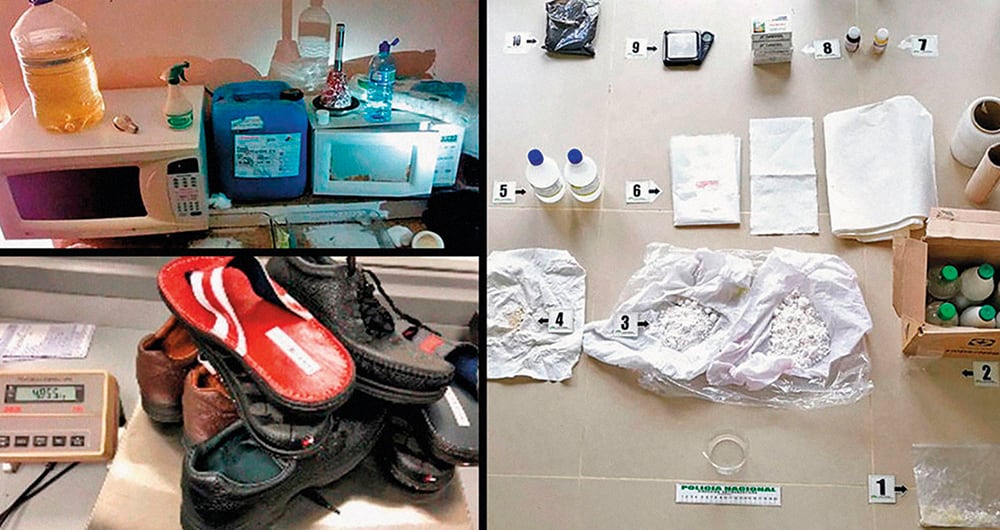 Este año se han detectado dos laboratorios para el procesamiento de drogas sintéticas. 