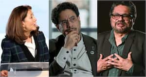 Ingrid Betancourt excandidata; Iván Cepeda, congresista e Iván Márquez, guerrillero