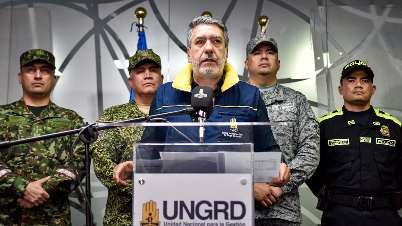 David Santiago Tamayo, director de la Unidad Nacional para la Gestión del Riesgo de Desastres (UNGRD), entregó un balance reciente sobre las afectaciones, así como el número de personas heridas y fallecidas tras el terremoto que afectó el occidente del país, con epicentro en Chocó. (Colprensa - Cristian Bayona).