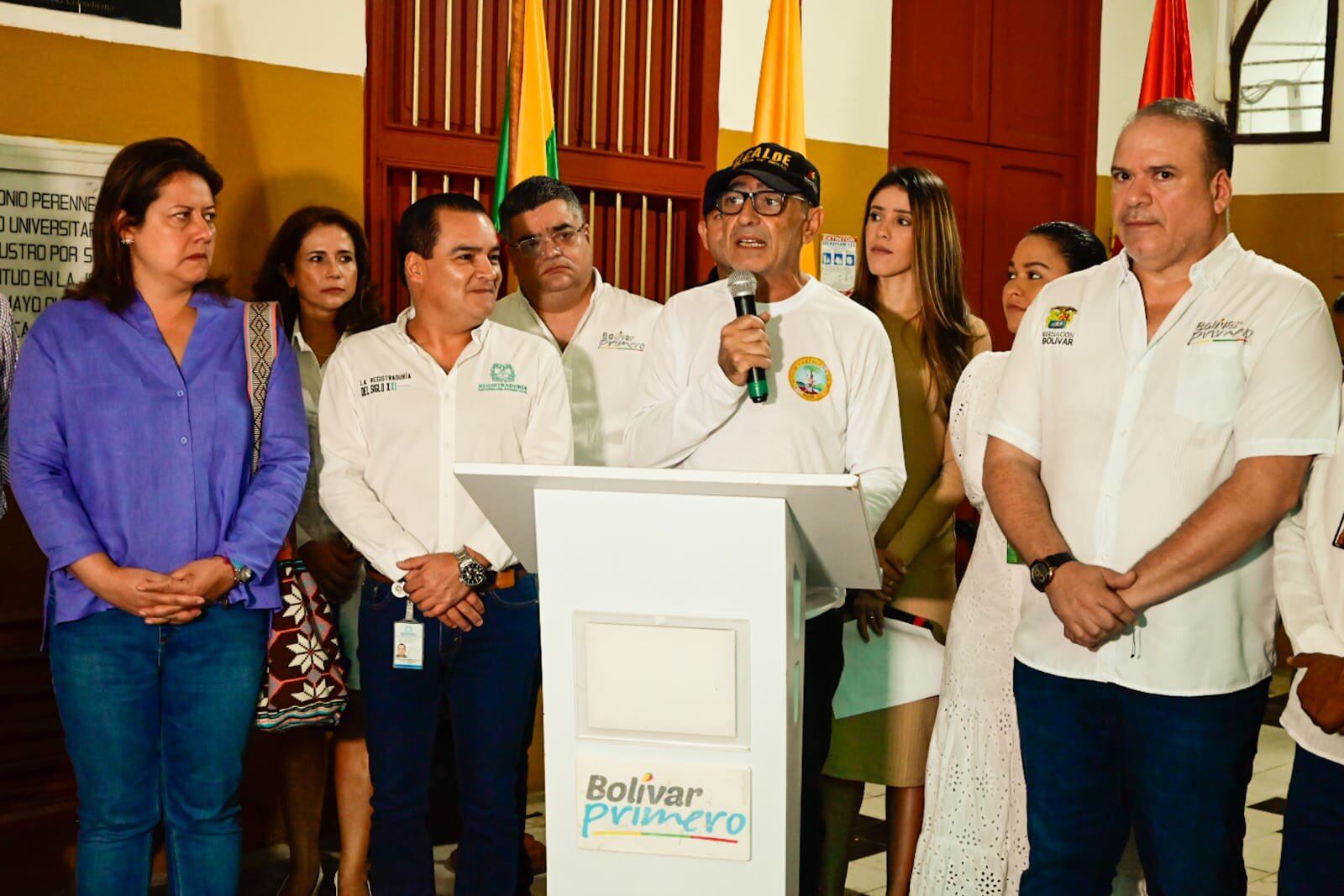 Alcalde William Dau, en el acto protocolario de apertura.