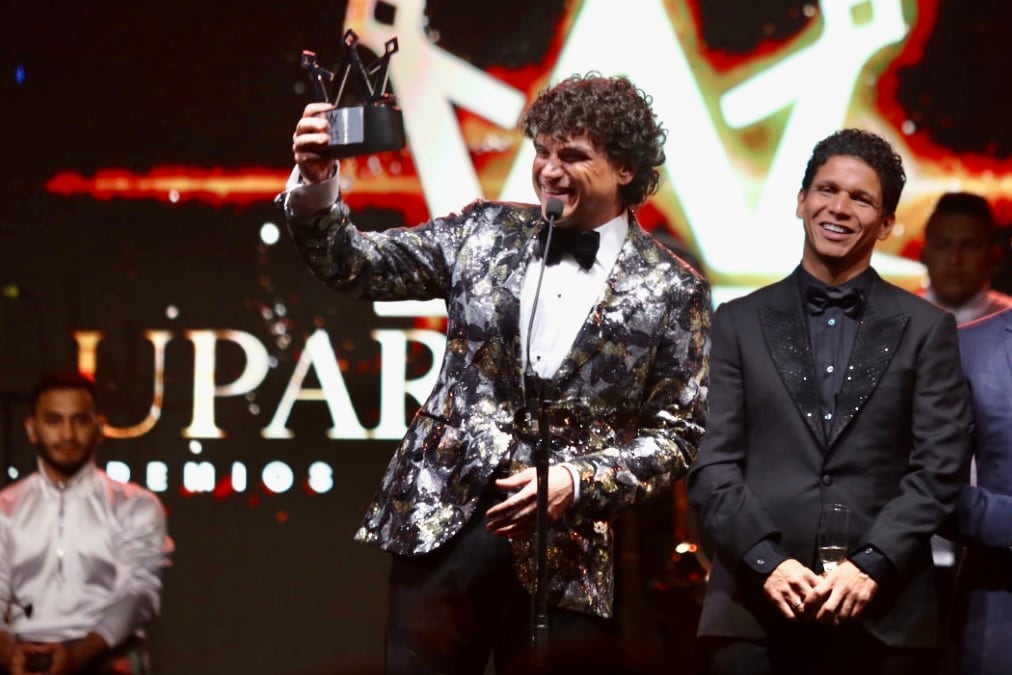 Silvestre Dangond en los premios Upar Awards 2023, fue homenajeado como personaje del año