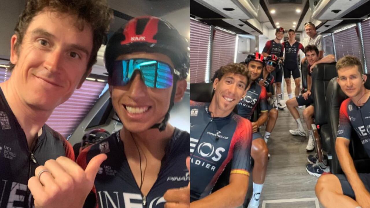 Egan Bernal, Ineos. Foto: Twitter oficial INEOS Grenadiers (@INEOSGrenadiers)