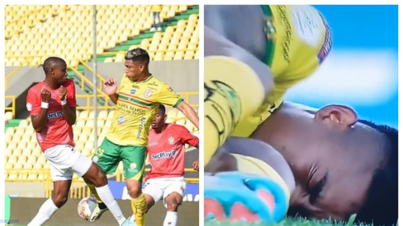 Lesión del chino Sandoval en pleno partido