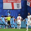 Brian Cipenga celebra el gol vs. Inglaterra en el Mundial 2026