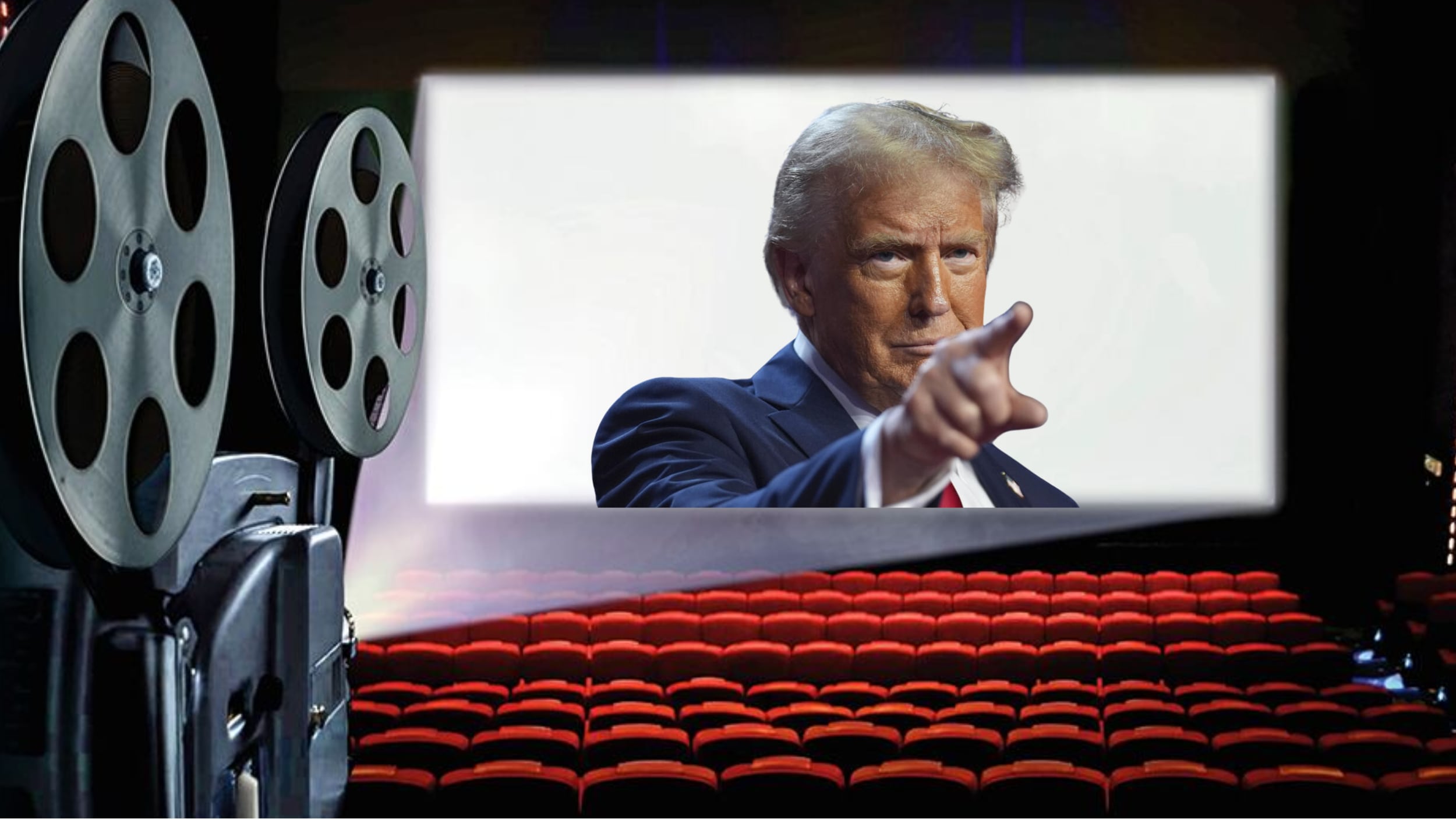 Hollywood, en crisis por plan de aranceles de Trump a películas extranjeras.