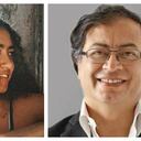 Sofía Petro y Gustavo Petro