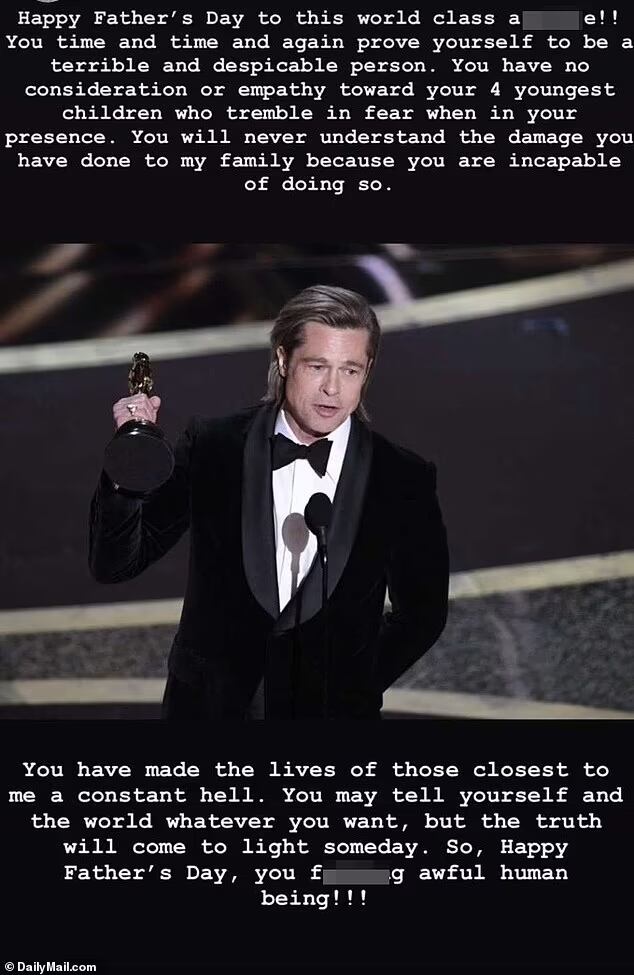 Publicación filtrada de Pax, hijo adoptivo de Angelina Jolie y Brad Pitt