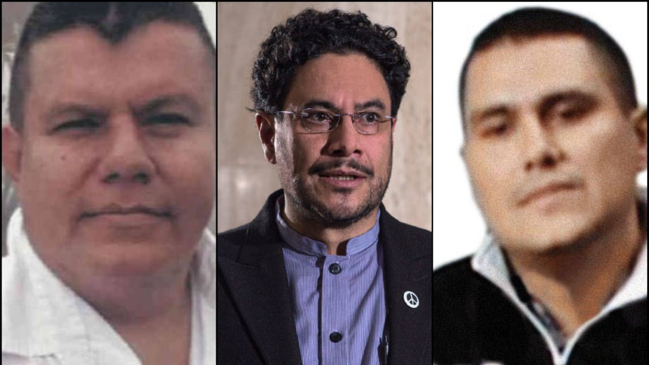 Caliche, Iván Cepeda y Juan Guillermo Monsalve