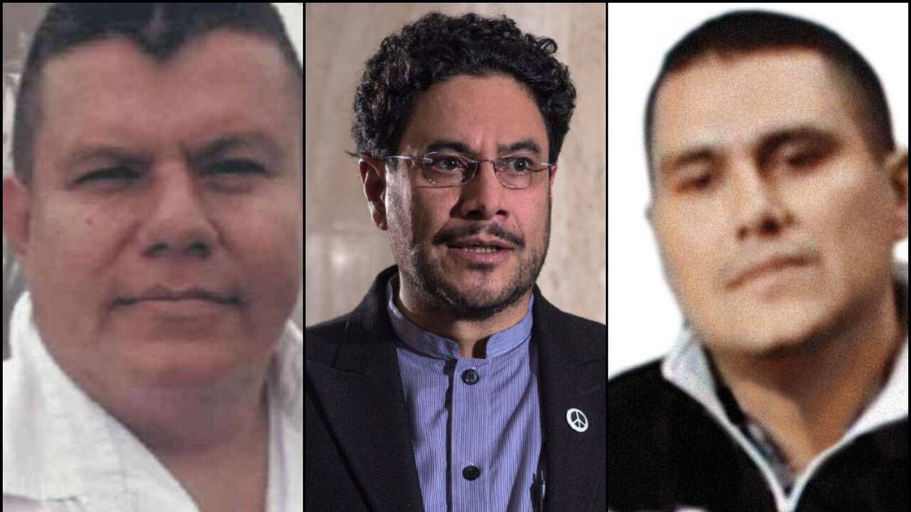 Caliche, Iván Cepeda y Juan Guillermo Monsalve