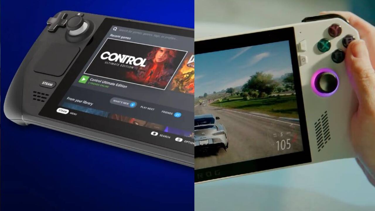 La Steam Deck y la Rog Ally se hacen parte de la nueva ola de consolas portátiles para jugar juegos AAA.