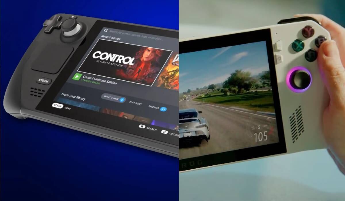 La Steam Deck y la Rog Ally se hacen parte de la nueva ola de consolas portátiles para jugar juegos AAA.