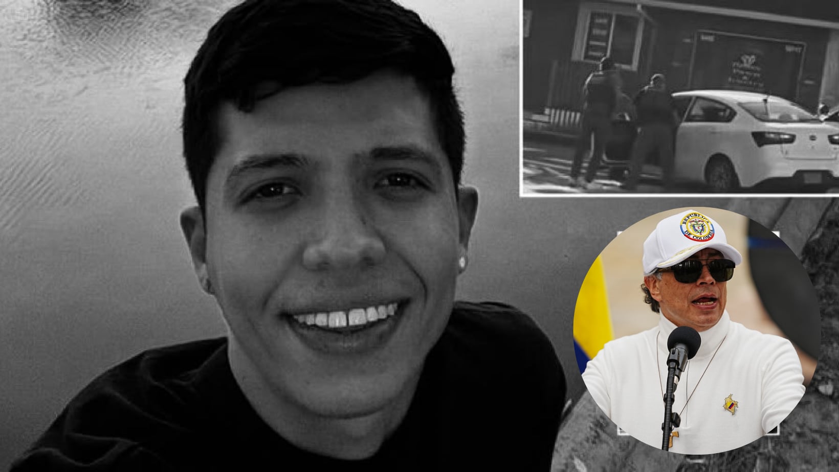 Joan Sebastián Durán y Gustavo Petro.