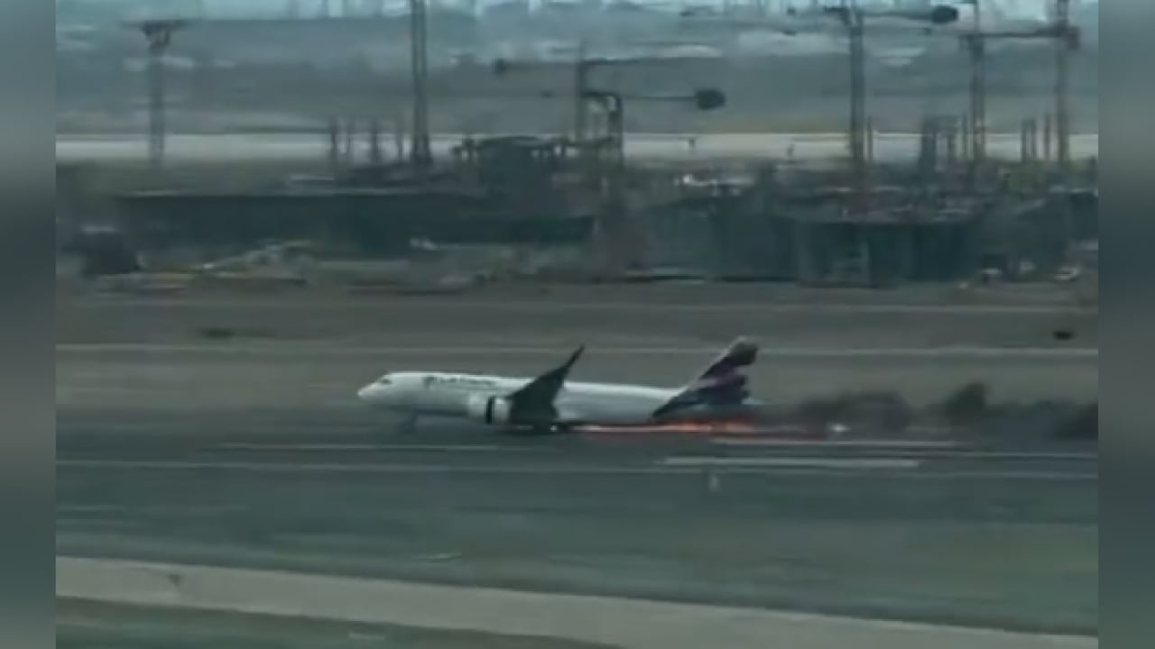 Migraciónes Perú despliega plan de contingencia tras accidente de avión de Latam en Lima.