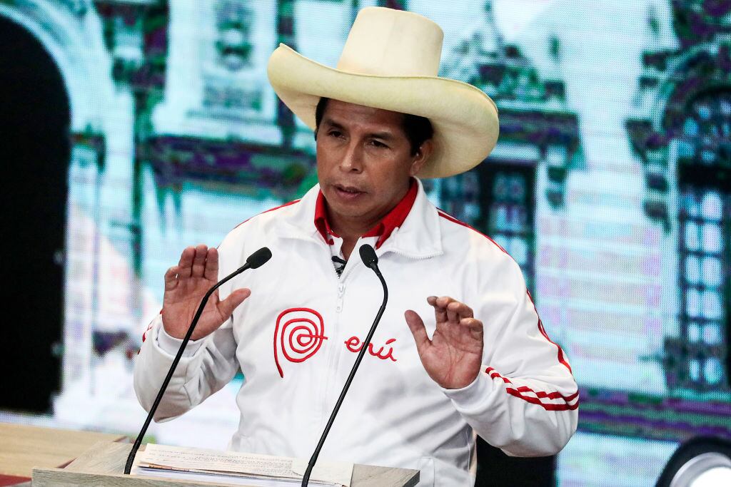 Pedro Castillo, presidente de Perú
