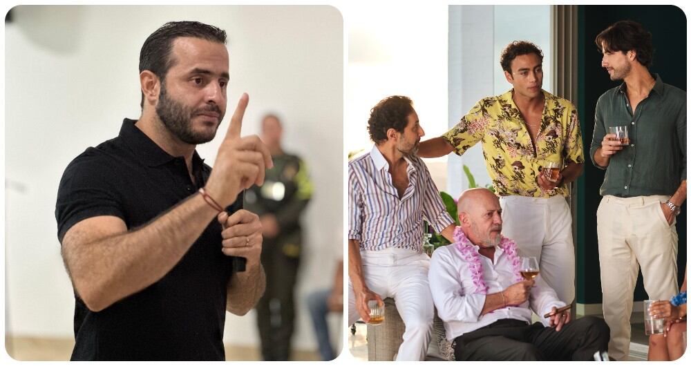 Erasmo Zuleta y actores de Medusa.