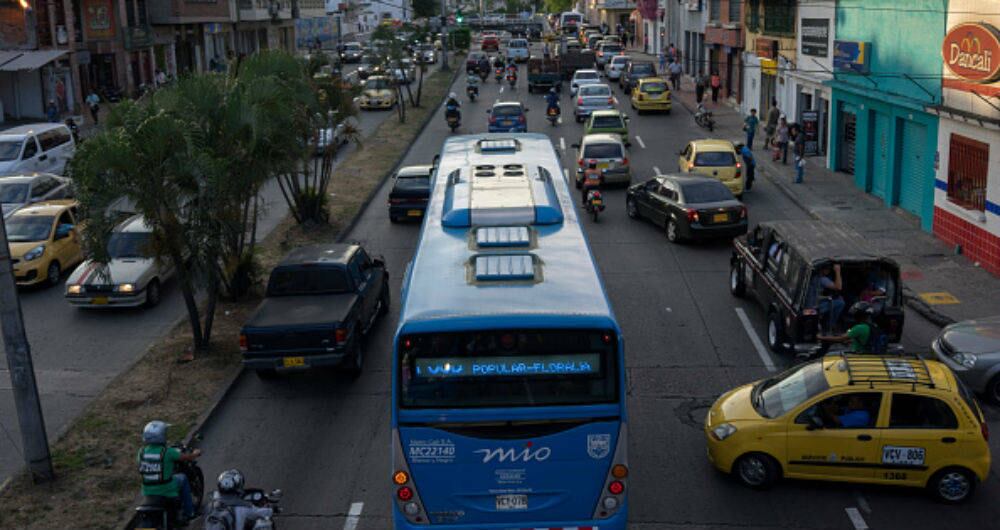 Foto: Las calles congestionadas de la ciudad de Cali, Colombia/Getty.