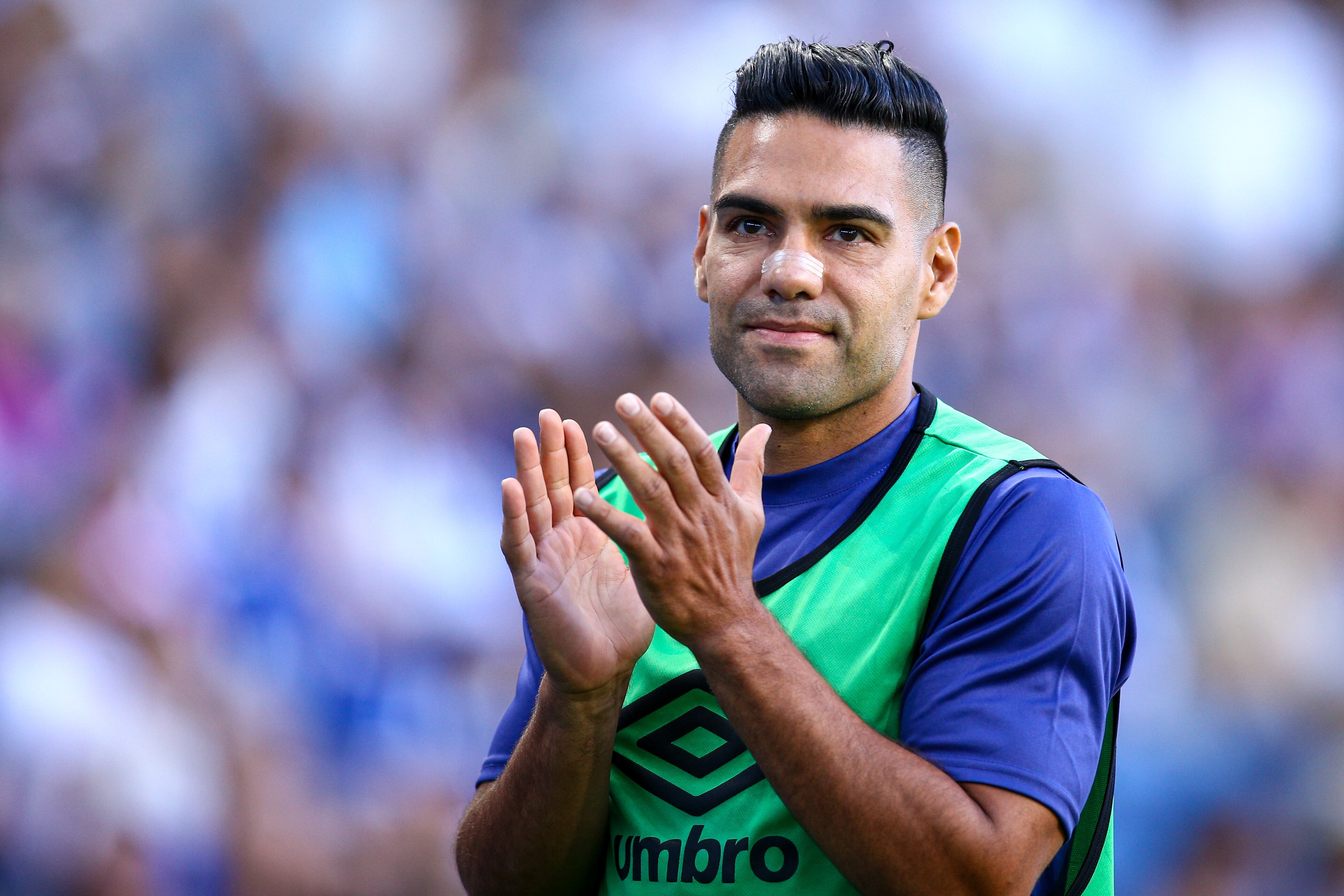 Radamel Falcao, delantero del Rayo Vallecano.