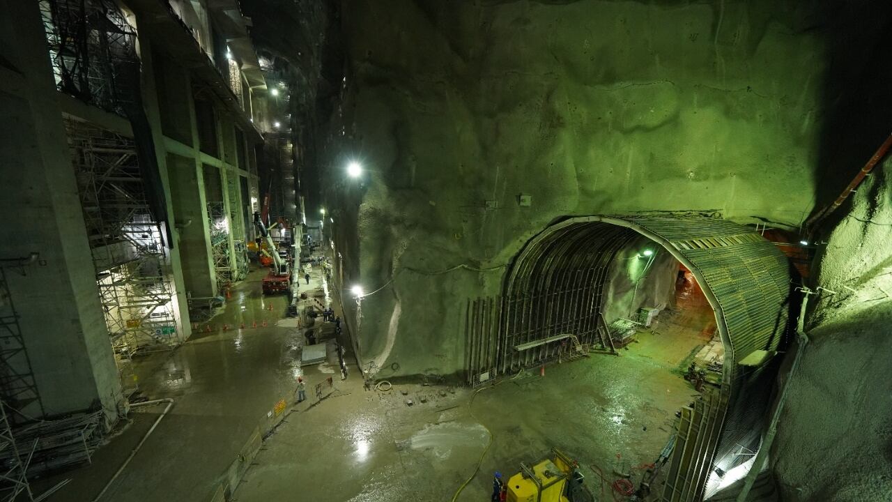 Obras en Hidroituango. Foto: EPM