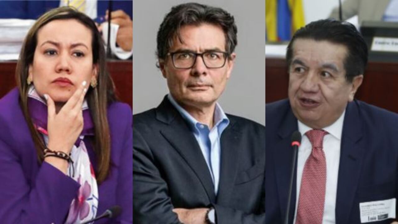 Los exministros de Salud, de izquierda a derecha, Carolina Corcho, Alejandro Gaviria y Fernando Ruiz.