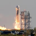 Video: así fue el despegue de la nave que llevó a Jeff Bezos al espacio