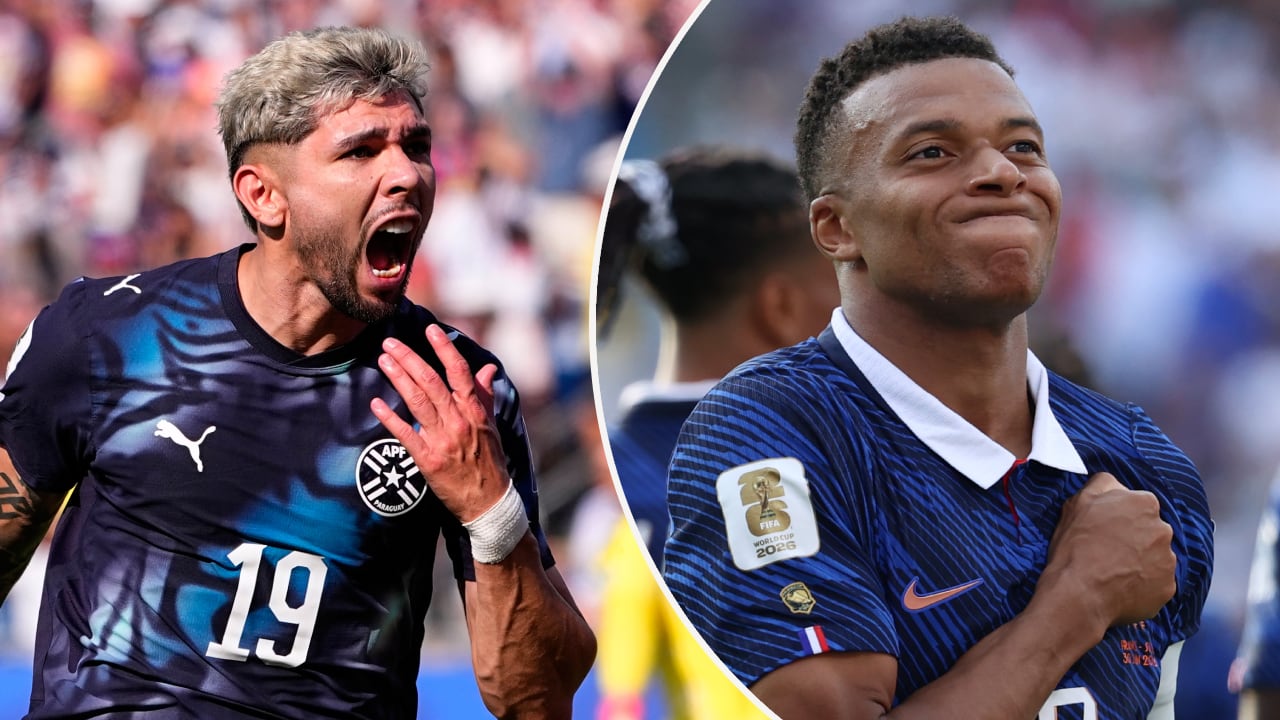 Julio Enciso y Kylian Mbappé, las llaves de gol para Paraguay vs. Francia.