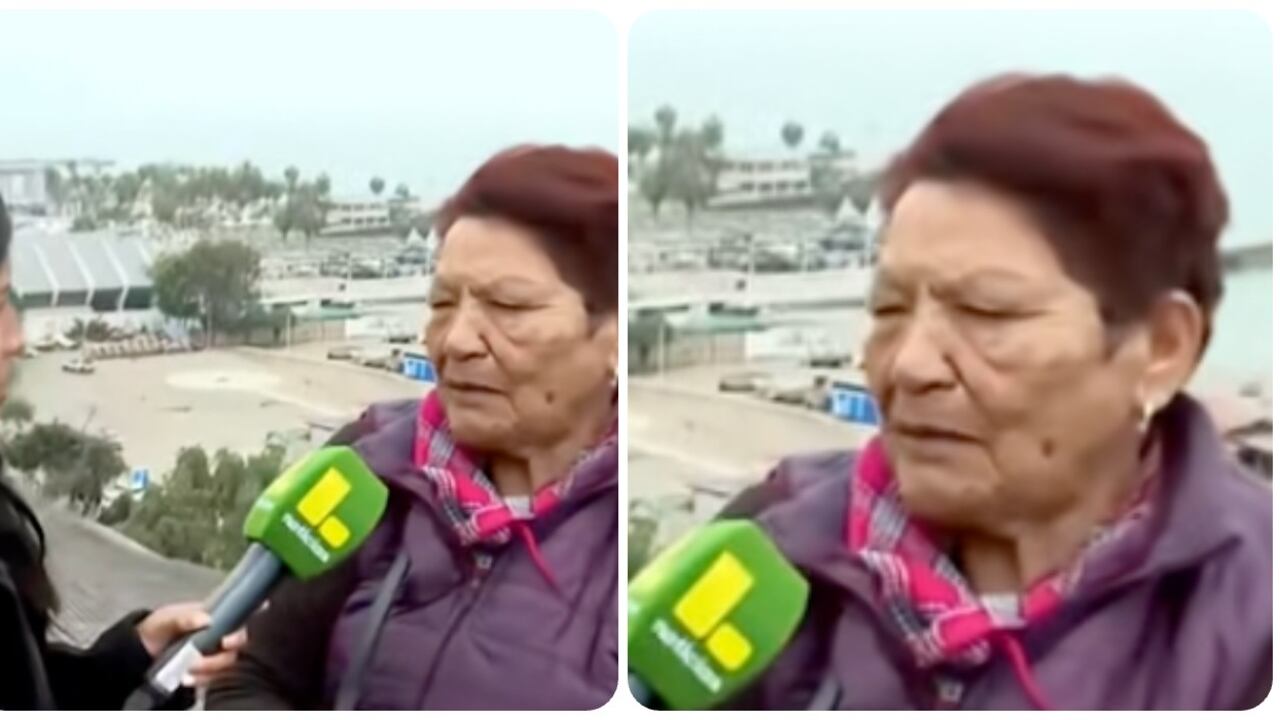 La mujer fue entrevistada en una de las costas de Perú
