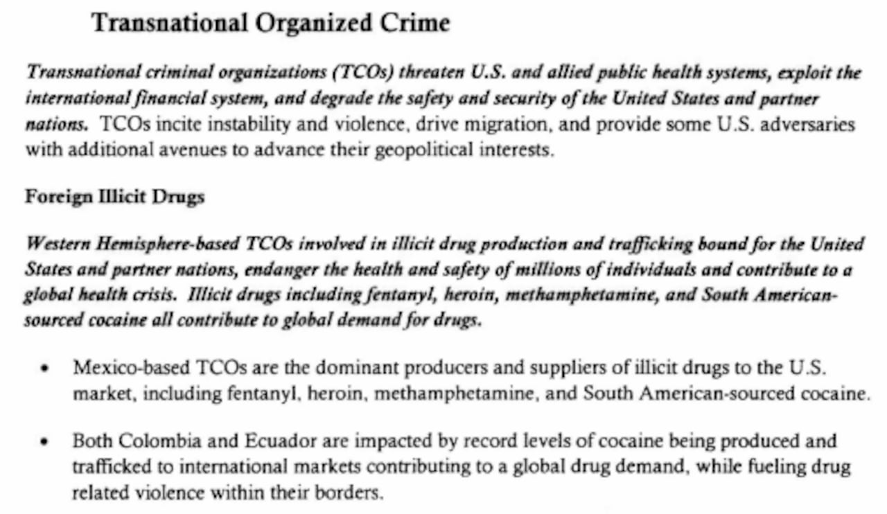 Estados Unidos ha emitido un informe sobre las amenazas más representativas para el país