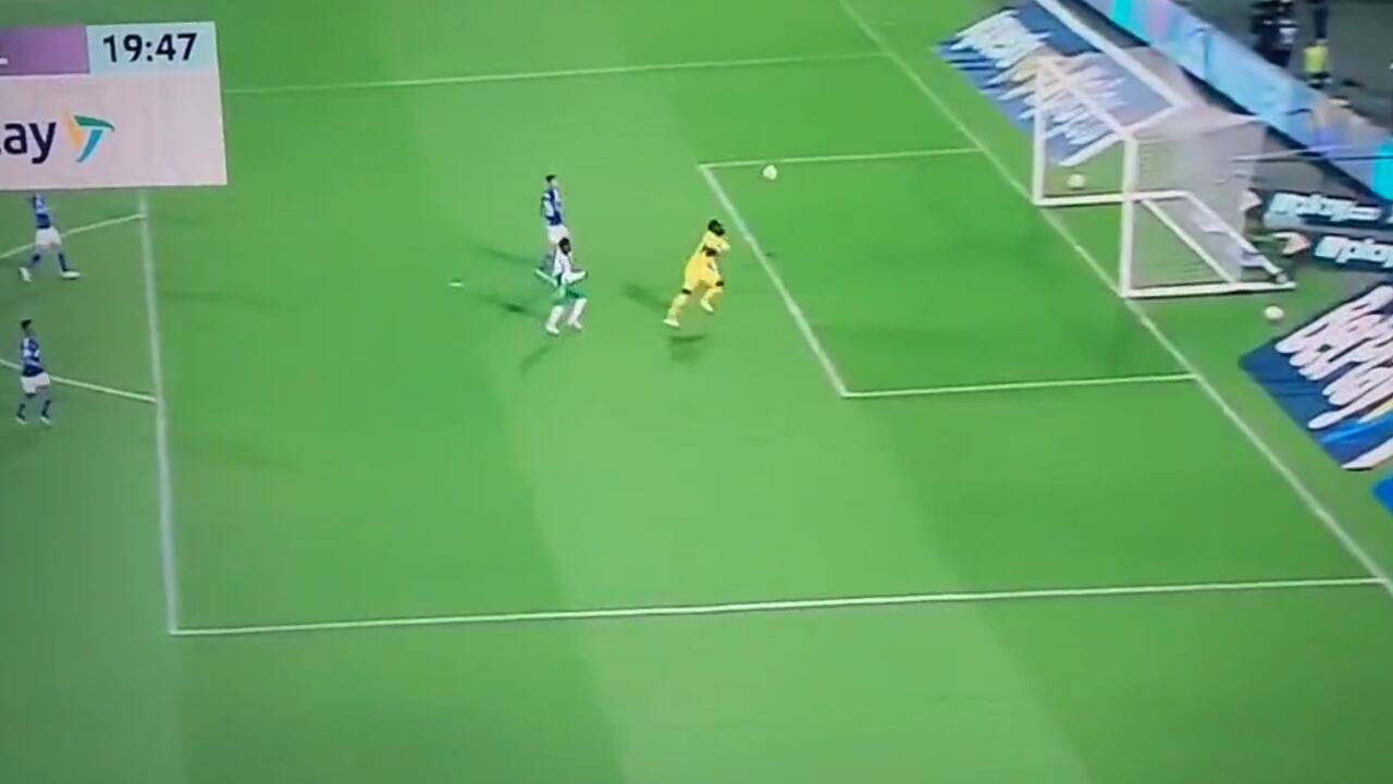 Error del portero Juan Moreno en la final de Copa Betplay