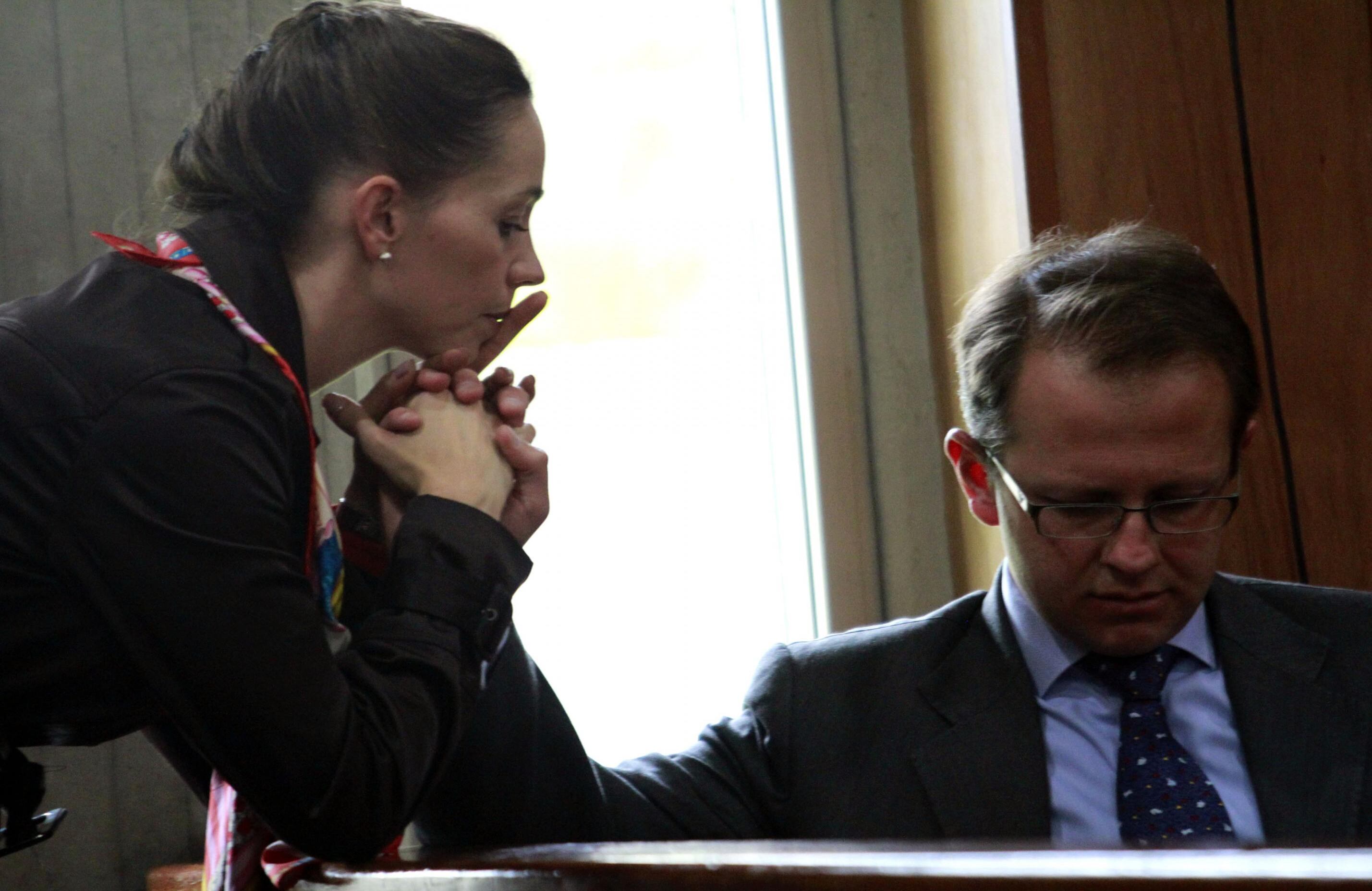 Catalina Serrano y Andrés Felipe Arias, exministro de Agricultura condenado por corrupción.