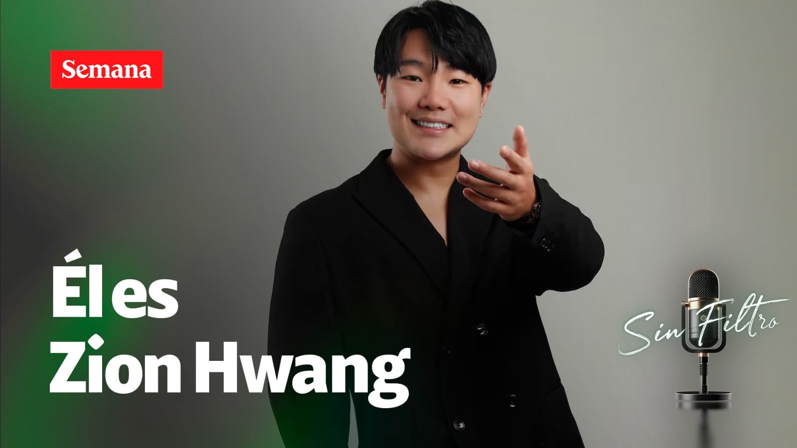 Zion Hwang, influencer y cantante de música popular.