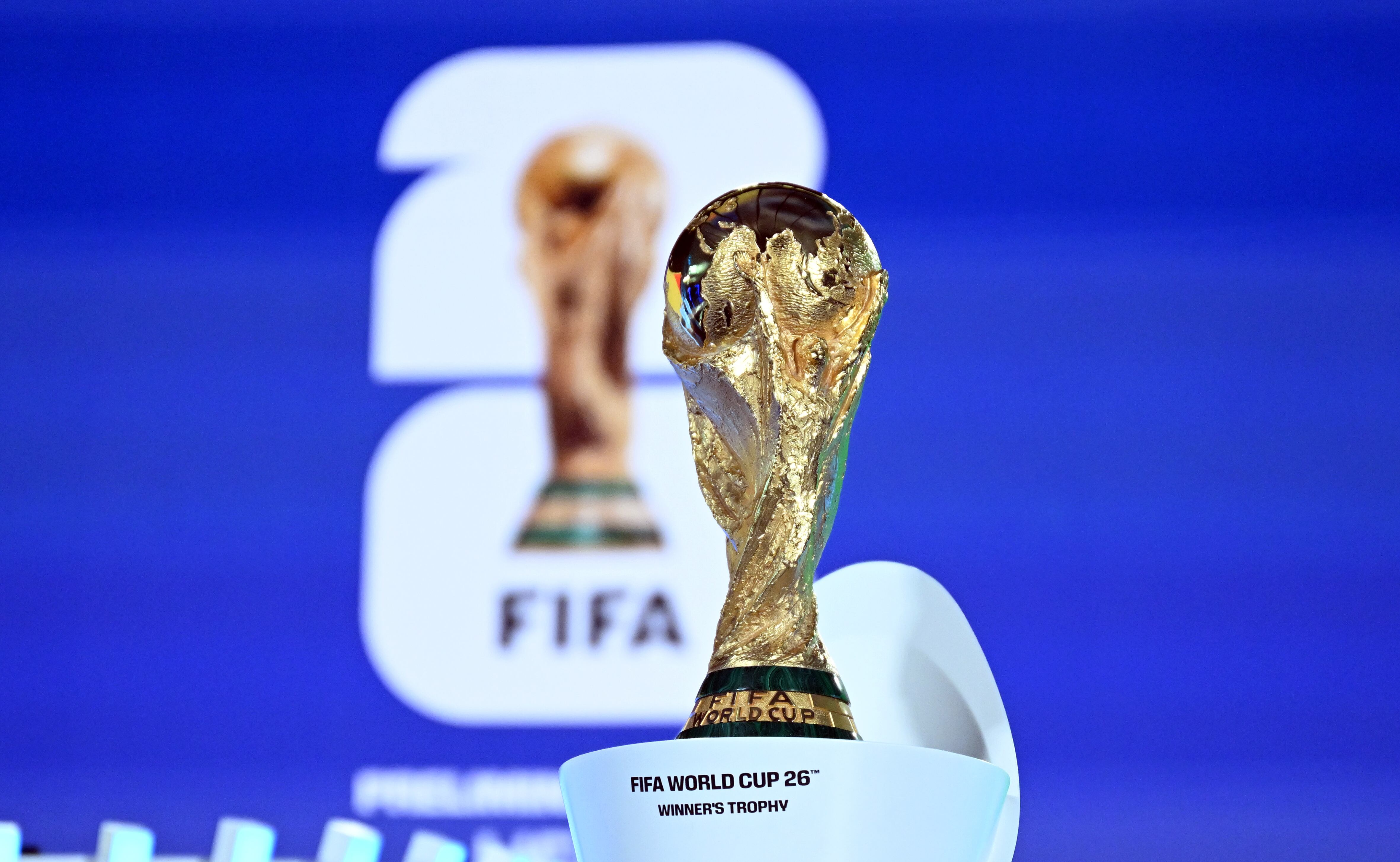 Trofeo que se llevará el campeón de la Copa Mundial 2026.
