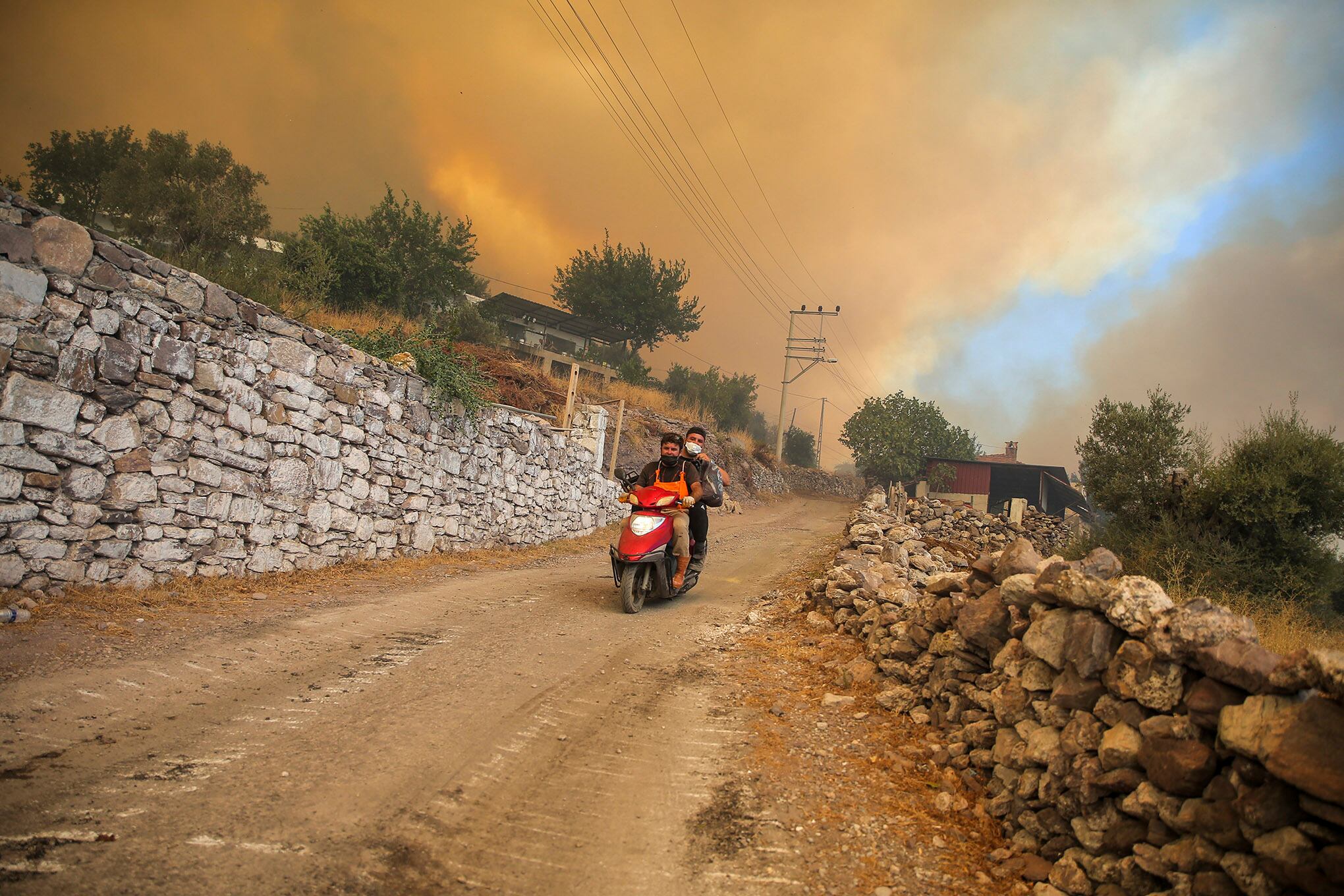 Incendios en Grecia y Turquía