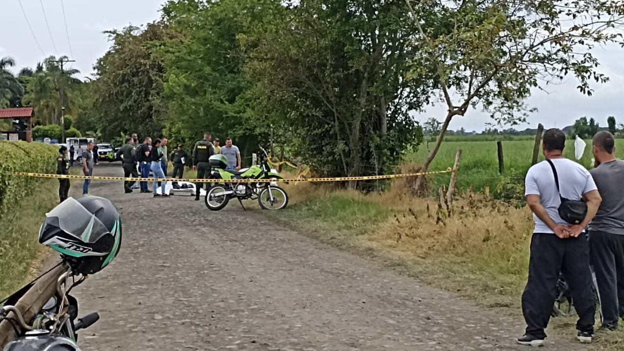 El cuerpo desmembrado fue encontrado en el sector de Palo Blanco, en Buga.