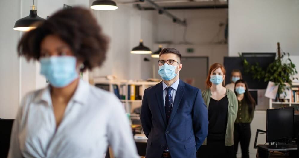 Tapabocas / Foto: Getty Images. Luis Álvarez. DigitalVision.