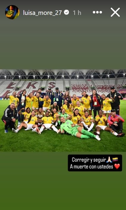 El mensaje de Luisa Agudelo tras el error que cometió ante Costa Rica en el debut del Mundial Femenino Sub-20.