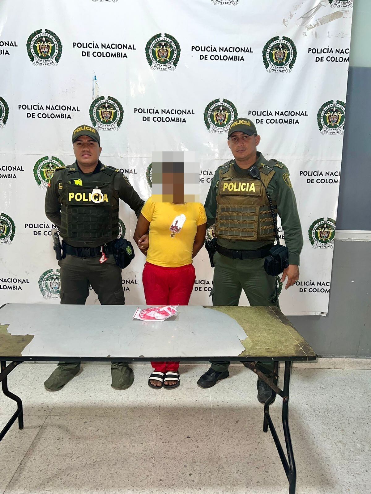 La mujer fue sorprendida transportando droga