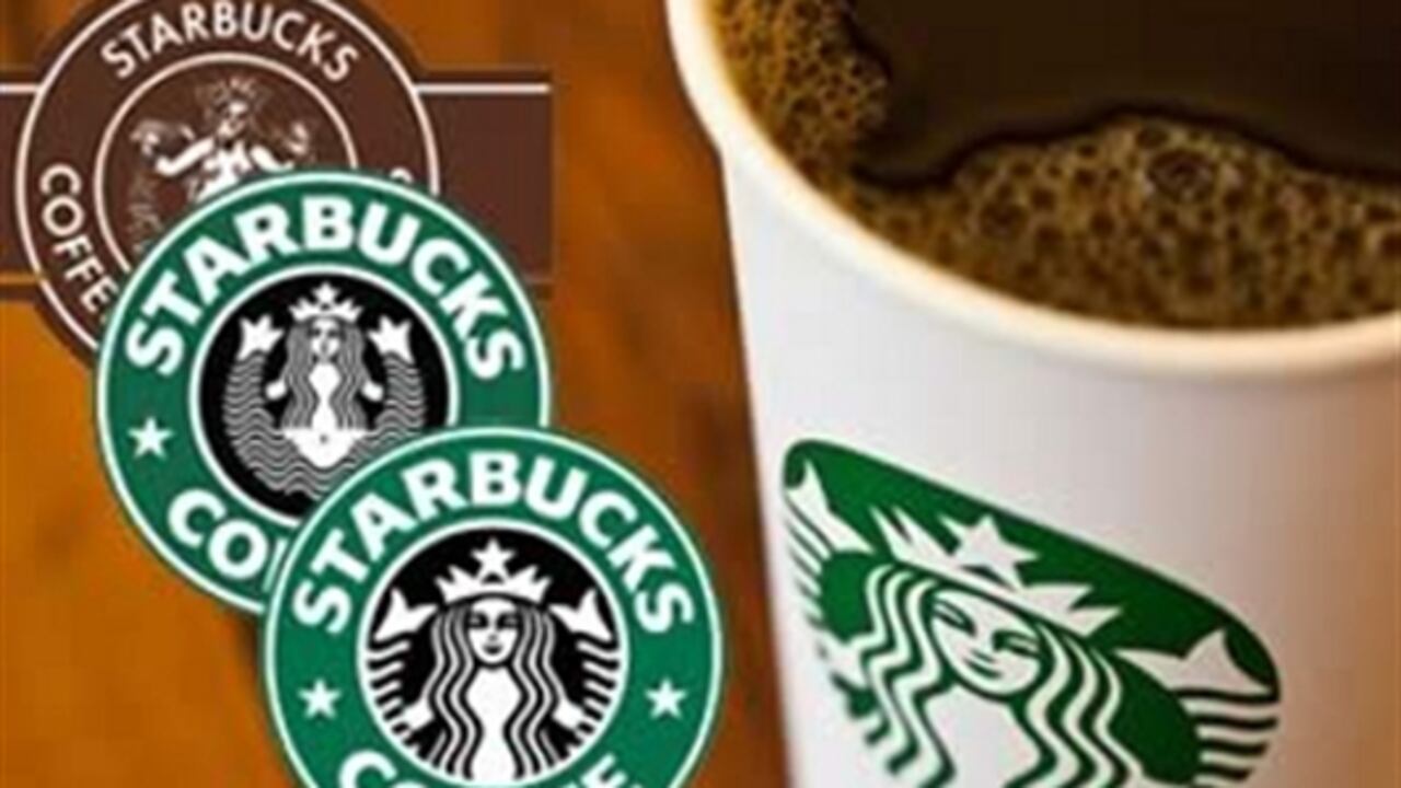 Foto del nuevo logo de Starbucks.