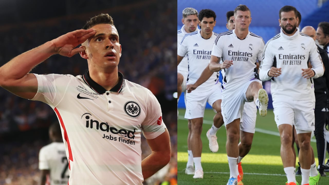 Rafael Santos Borré, Real Madrid. Foto: Getty Images/Maja Hitij//AP/Sergei Grits