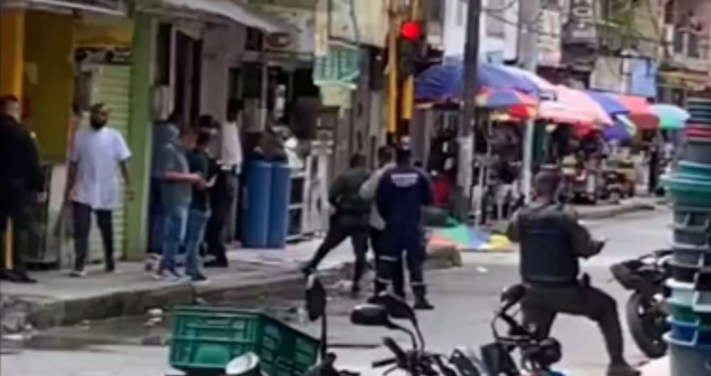 Artefacto explosivo camuflado en un maletín en las calles de Quibdó, Chocó.