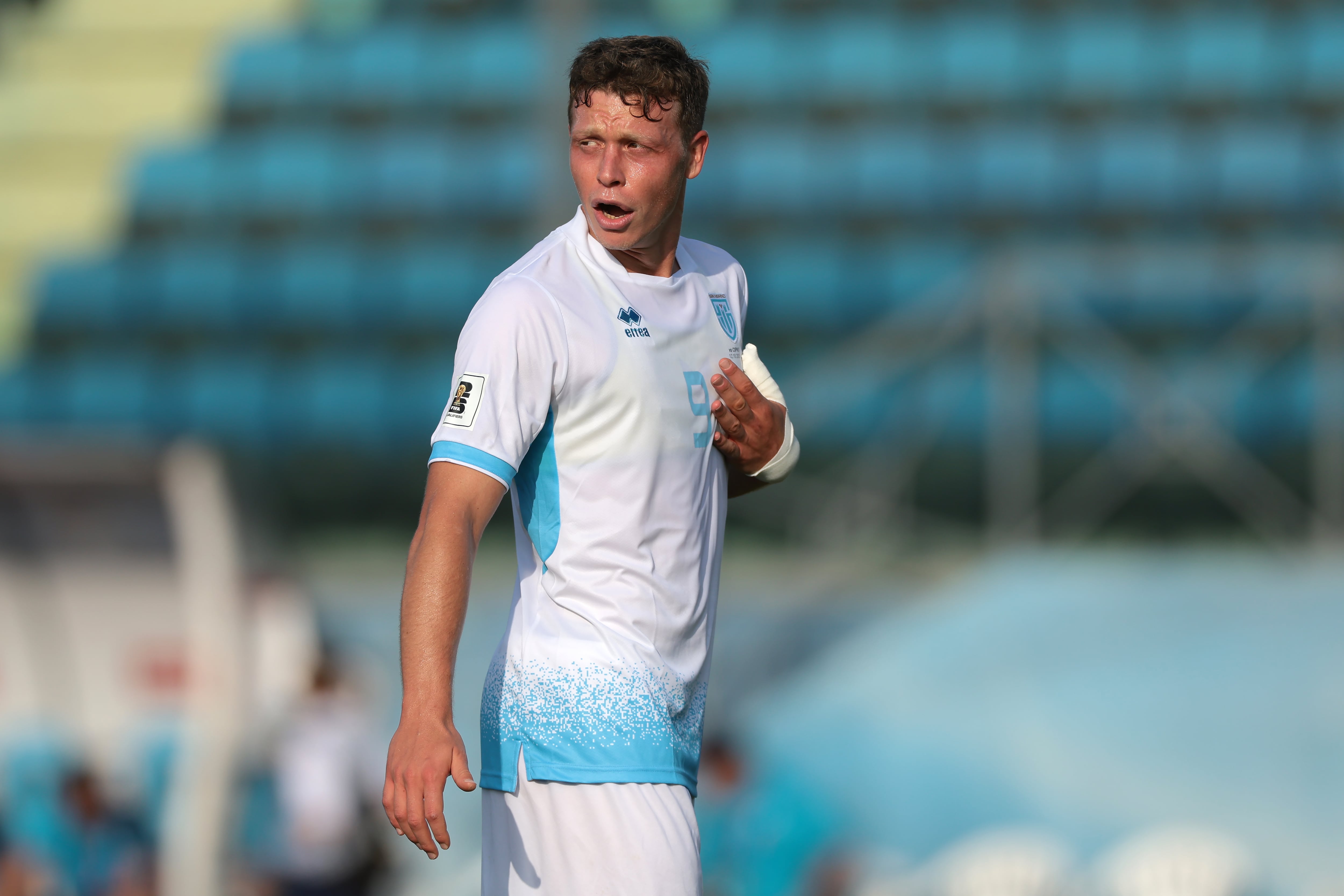 Nicola Nanni, delantero y capitán del seleccionado de San Marino