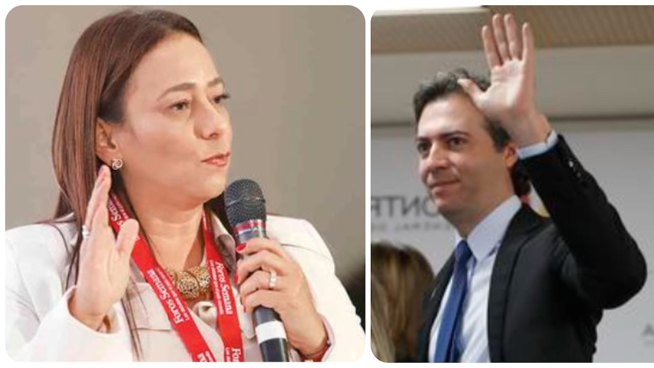 Claudia Carrasquilla y Daniel Quintero