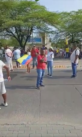 Protesta contra Afinia en Cartagena.