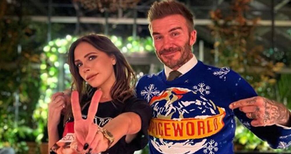 Victoria y David Beckham - Foto tomada de Instagram @davidbeckham